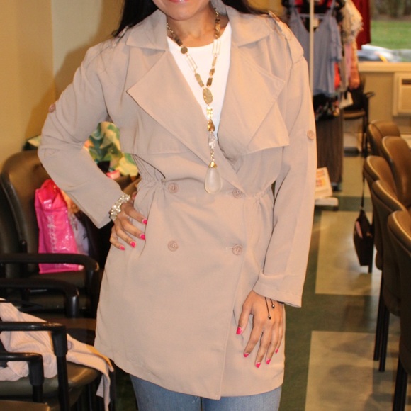 Jackets & Blazers - Trench Jacket